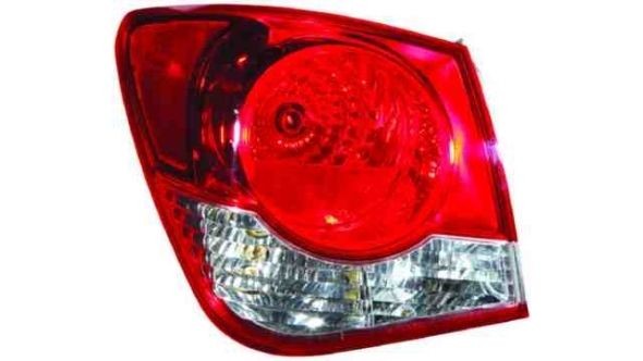 16233031 IPARLUX Tail lights CHEVROLET Left, Outer section, W16W, WY21W, without bulb holder