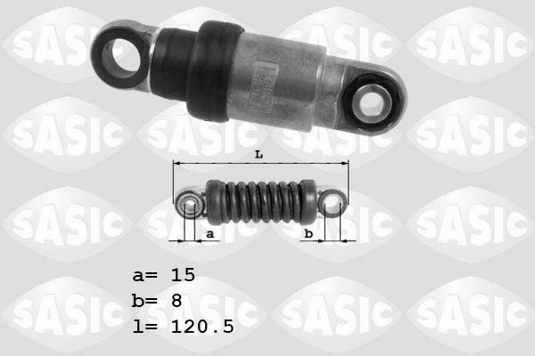 SASIC 1626057 Auxiliary belt tensioner BMW 5 Touring (E39) 525 tds 143 hp Diesel 2003
