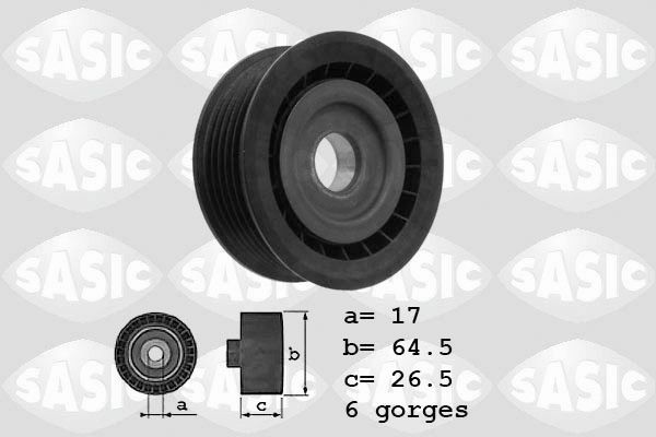 SASIC 1626108 Deflection / Guide Pulley, v-ribbed belt 1773011
