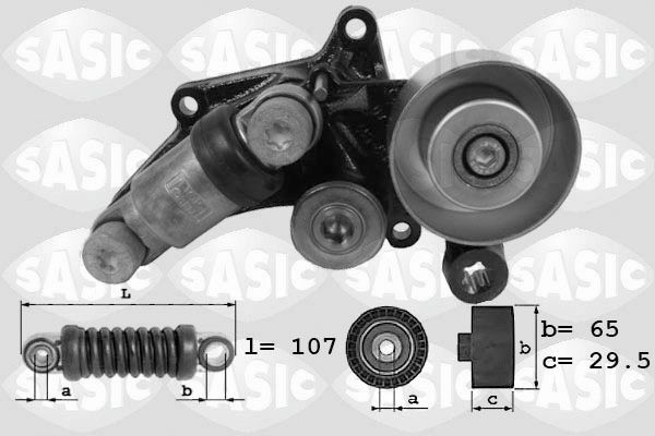 SASIC 1626135 Tensioner pulley A 611 200 0670
