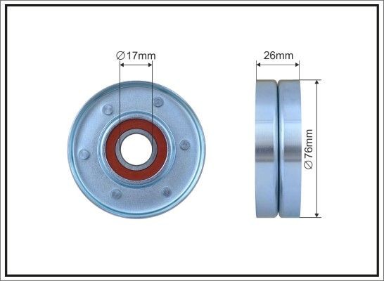 Saab 9000 Belt tensioner pulley 9066684 CAFFARO 169-00 online buy