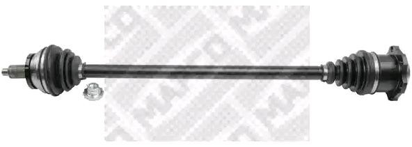 MAPCO 16950 Drive shaft Front Axle Right, Fully Automatic