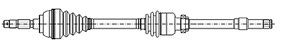 Great value for money - METELLI Drive shaft 17-1220