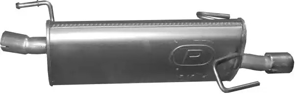 POLMO 17.17 Rear silencer Rear Muffler