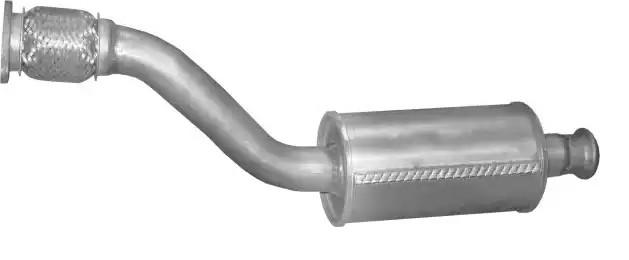 POLMO 17.318 Front silencer OPEL CORSA 1994 in original quality