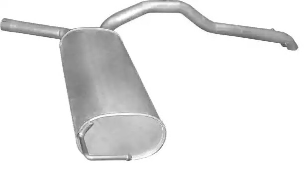 POLMO 17.320 Exhaust silencer RENAULT TRAFIC 1999 price
