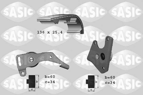 SASIC 1750003 Timing belt kit 083131