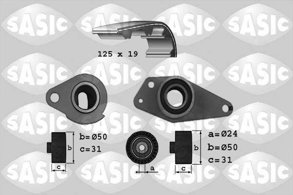 SASIC 1754017 Cam belt kit Renault 19 I 1.7 92 hp Petrol 1990 price