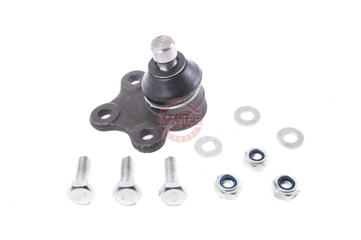 17791-SET-MS MASTER-SPORT Suspension ball joint LAND ROVER Front Axle, Lower, with accessories, 18mm