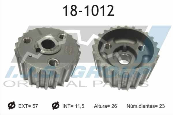 IJS GROUP 18-1012 Timing belt deflection pulley 55181201