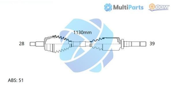 ODM-MULTIPARTS 18-292061 Joint kit, drive shaft 82 00 026 912