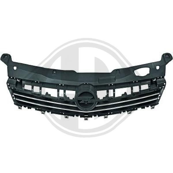 DIEDERICHS 1806140 Opel ASTRA 2013 Front grill