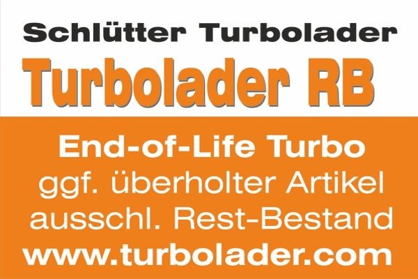 317601 SCHLÜTTER TURBOLADER 186-02855_RB Turbocharger 51.09100-7529
