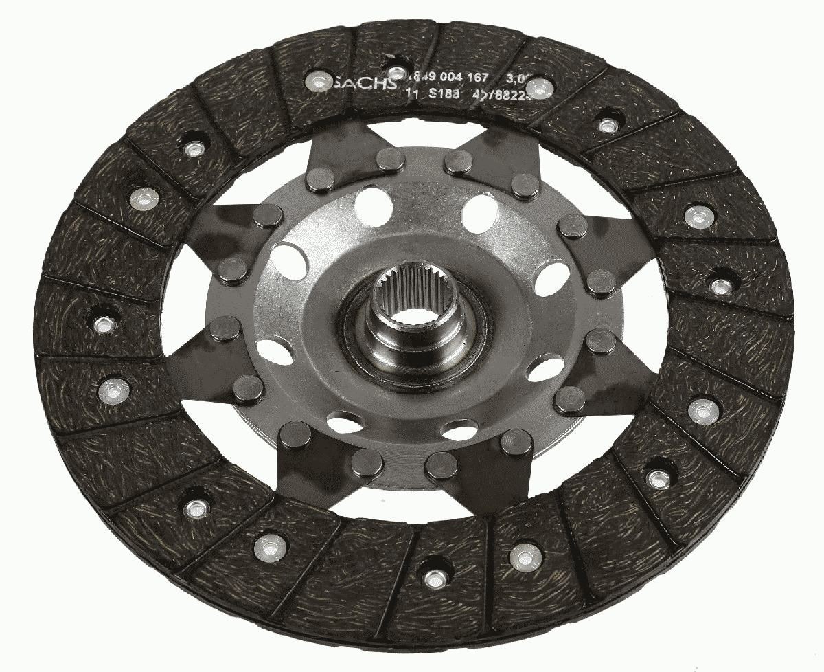 SACHS 1864 002 835 Clutch Disc 225mm, Number of Teeth: 28