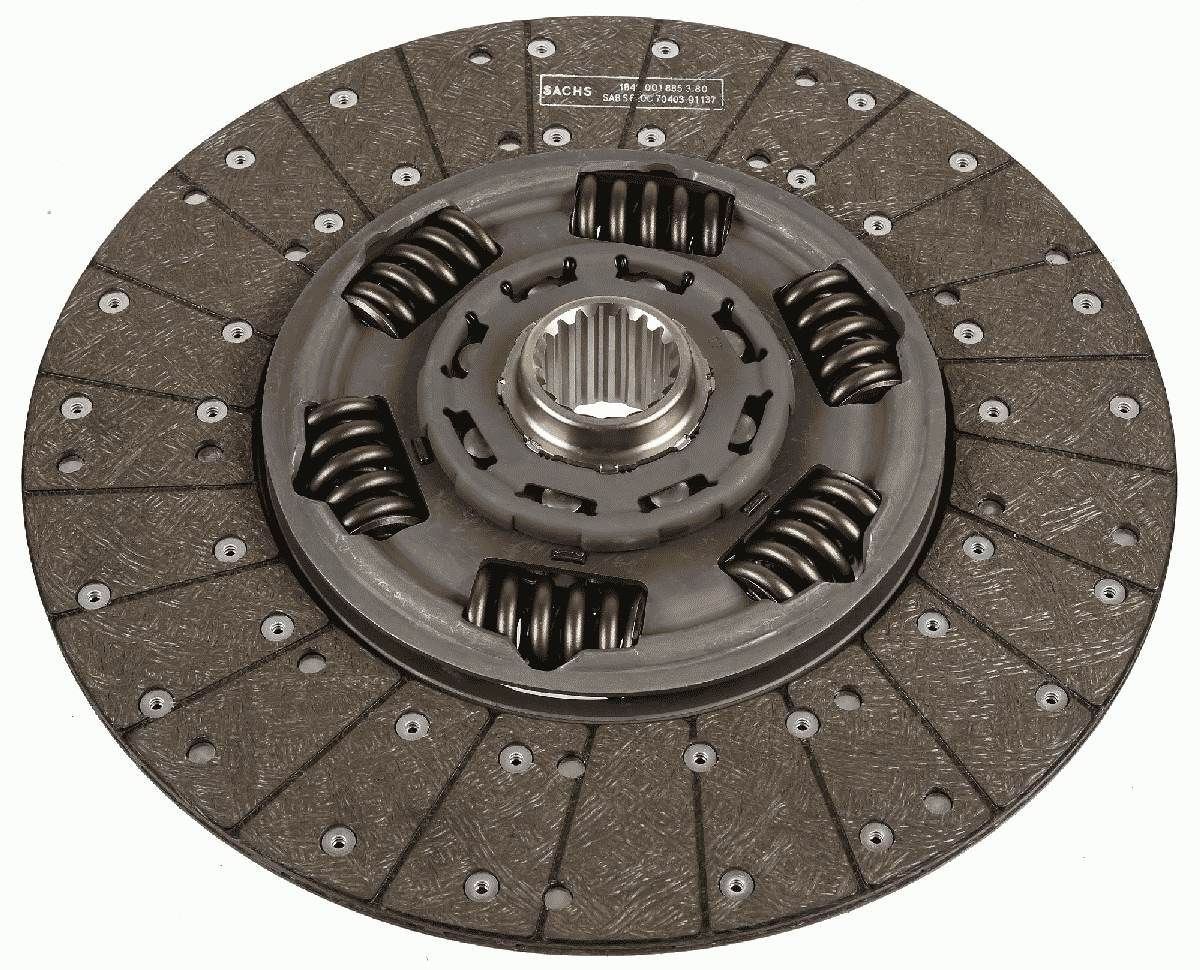 SACHS 1878 008 183 Clutch Disc 430mm, Number of Teeth: 19