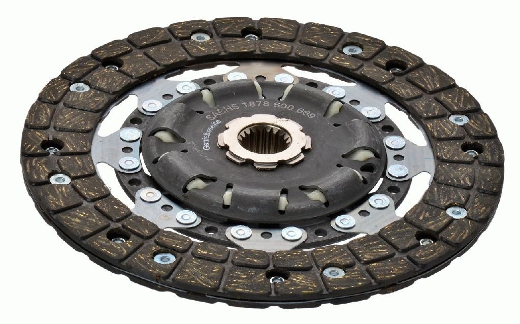 SACHS 1878 600 669 Clutch Disc 230mm, Number of Teeth: 21
