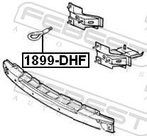 1899-DHF FEBEST Haken Länge: 161mm, Gewicht: 0,383kg ▷ AUTODOC Preis und  Erfahrung