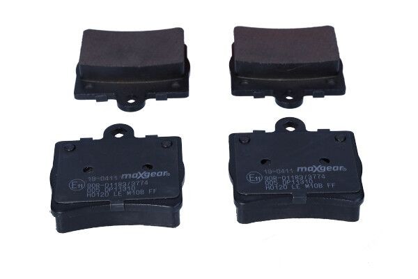 Great value for money - MAXGEAR Brake pad set 19-0411