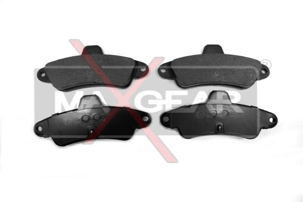 MAXGEAR 19-0496 Brake pad set Rear Axle, not prepared for wear indicator