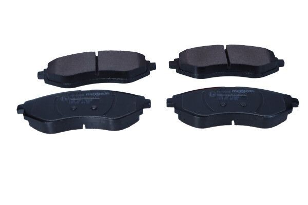 MAXGEAR 19-0568 Brake pad set not prepared for wear indicator, with mounting manual, with anti-squeak plate