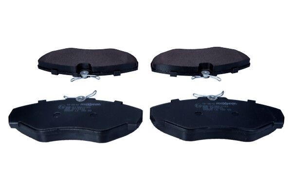 19-0610 MAXGEAR Brake pad set NISSAN Front Axle, incl. wear warning contact