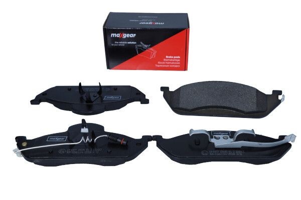 MAXGEAR Front Axle, incl. wear warning contact Height 1: 77,2mm, Height 2: 58,8mm, Width: 188mm, Thickness: 16,3mm Brake pads 19-0677 buy