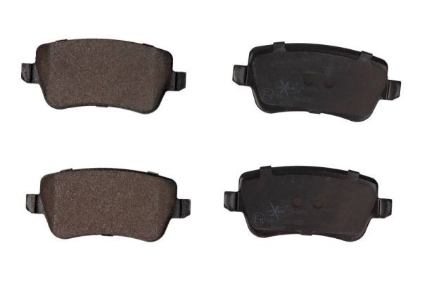 MAXGEAR 19-0874 Brake pad set Rear Axle, not prepared for wear indicator, with anti-squeak plate