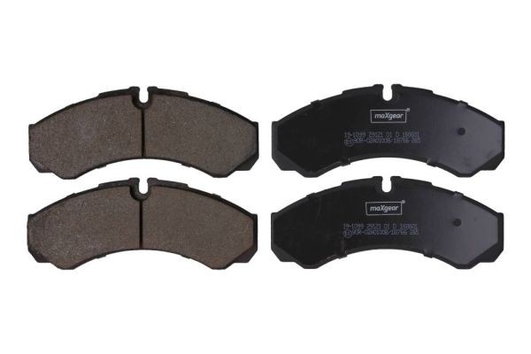 MAXGEAR 19-1099 Brake pad set prepared for wear indicator