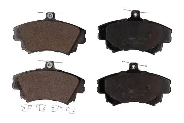 MAXGEAR 19-1116 Brake pad set with acoustic wear warning, with brake caliper screws, with accessories