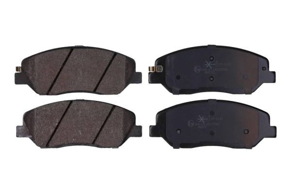 MAXGEAR with acoustic wear warning Height: 60,8mm, Width: 157mm, Thickness: 17,6mm Brake pads 19-1135 buy