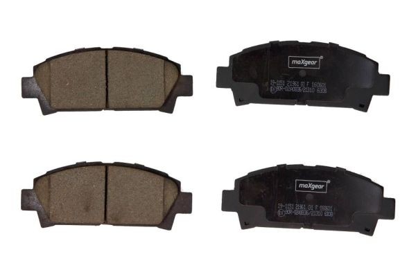 MAXGEAR 19-1151 Brake pad set with acoustic wear warning