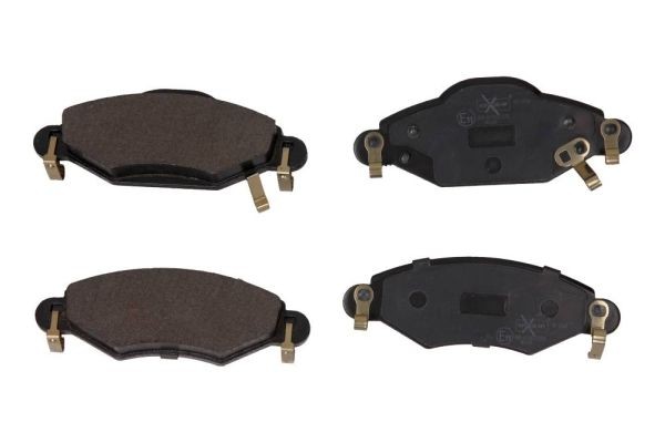 MAXGEAR with acoustic wear warning Height 1: 44,8mm, Height 2: 51mm, Width: 131mm, Thickness: 16,8mm Brake pads 19-1156 buy