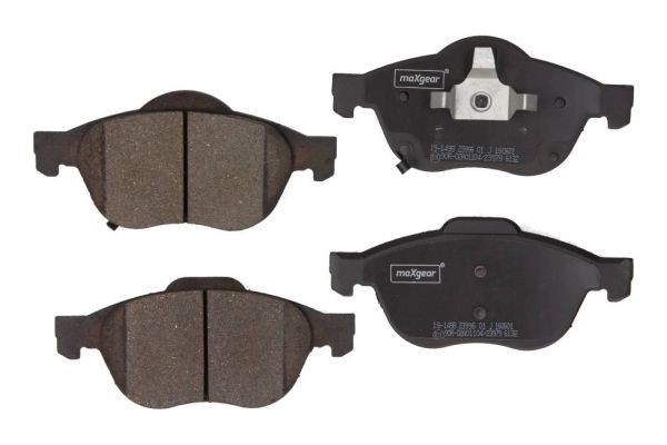 MAXGEAR 19-1498 Brake pad set Front Axle, with acoustic wear warning