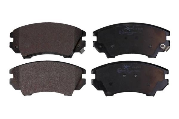 MAXGEAR Front Axle, with acoustic wear warning Height: 67mm, Width: 142mm, Thickness: 19,1mm Brake pads 19-1543 buy