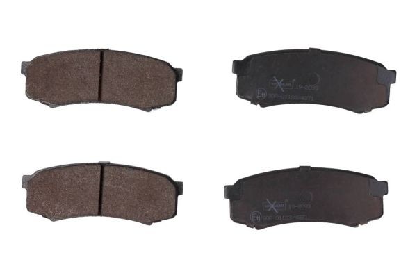 MAXGEAR Disc brake pads rear and front TOYOTA HILUX Closed Off-Road Vehicle (RZN1_, LN1_) new 19-2093