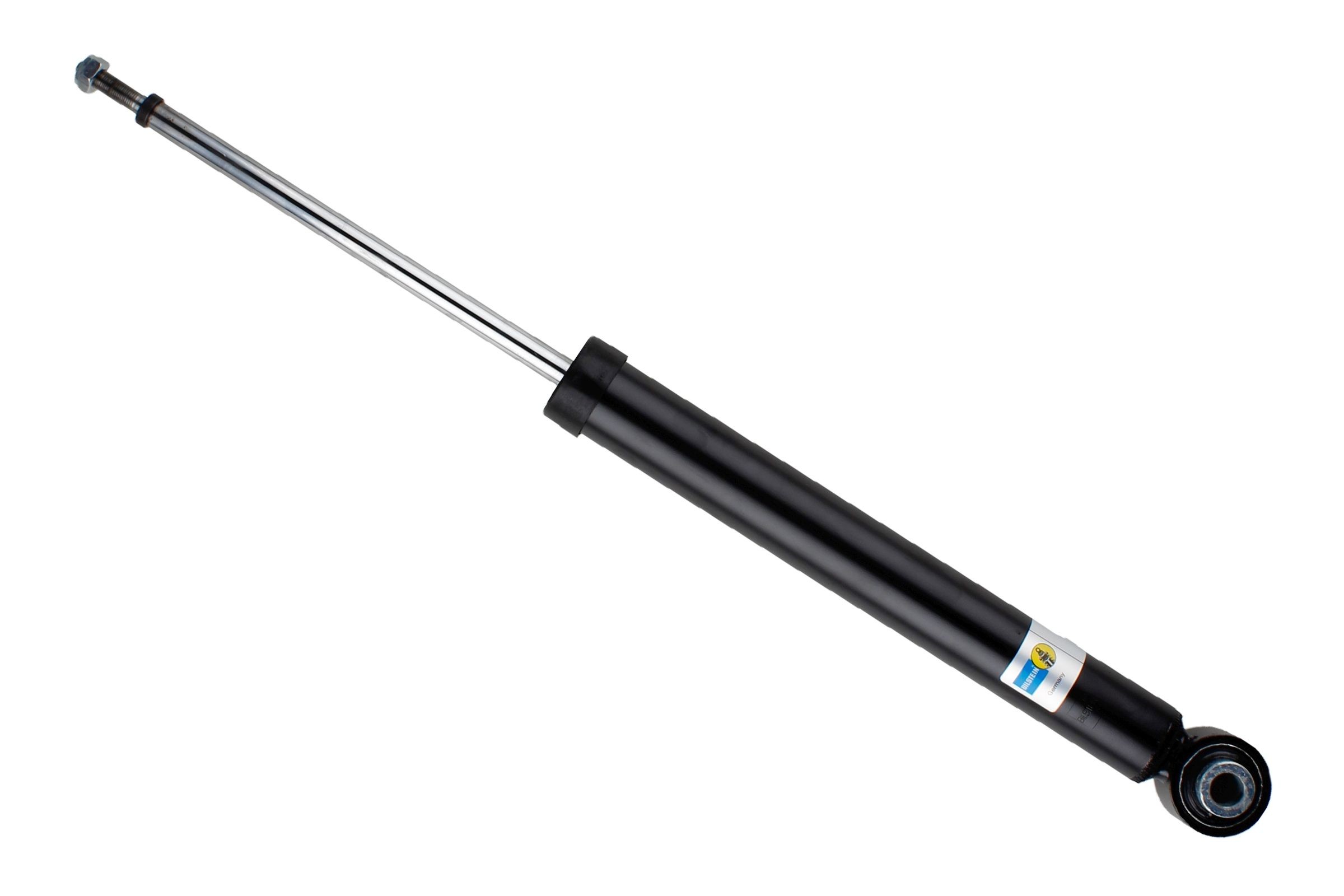 BILSTEIN 19-263458 Shock absorber Rear Axle, Gas Pressure, Twin-Tube, Absorber does not carry a spring, Bottom eye, Top pin
