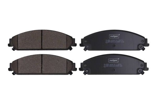MAXGEAR 19-2890 Brake pad set with acoustic wear warning