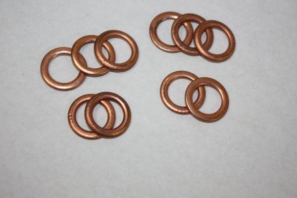 AUTOMEGA Copper Thickness: 2mm, Inner Diameter: 14mm Oil Drain Plug Gasket 190007310 buy