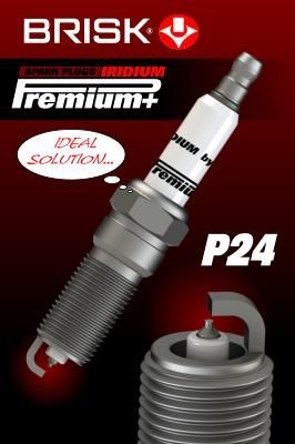 P24 Iridium Premium+ BRISK 1927 Spark plug 1379739