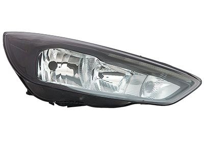 VAN WEZEL Right, H7/H1, Crystal clear, with daytime running light (LED), for right-hand traffic, with motor for headlamp levelling, PX26d Left-hand/Right-hand Traffic: for right-hand traffic, Vehicle Equipment: for vehicles with headlight levelling (electric), Frame Colour: black Front lights 1947964 buy