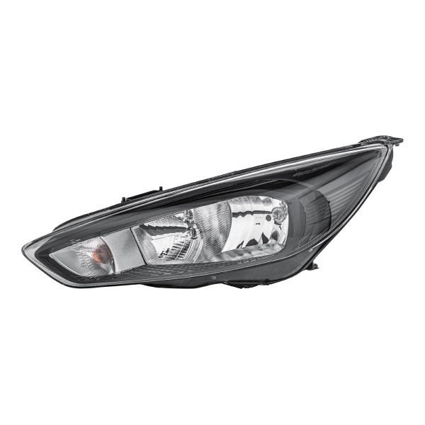 HELLA 1EE 354 827-111 Headlight Left, H15, PY21W, H7, W5W, Bulb Technology, with daytime running light, with low beam, with high beam, with position light, with indicator, for right-hand traffic, with bulbs, with motor for headlamp levelling