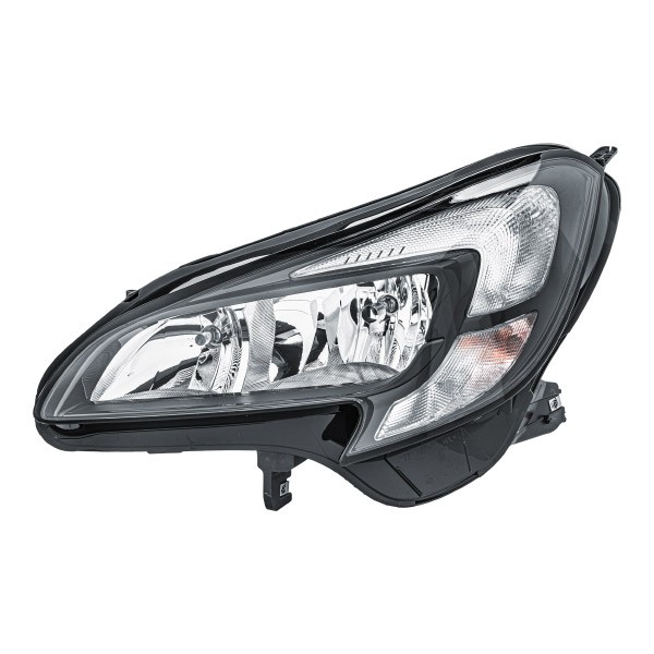 E26 9047 HELLA Left, PSY24W, W21/5W, H7/H7, Halogen, FF, 12V, with daytime running light, with low beam, with high beam, with position light, with indicator, for right-hand traffic, with motor for headlamp levelling, with bulbs Left-hand/Right-hand Traffic: for right-hand traffic Front lights 1EF 011 830-011 buy
