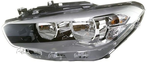 E1 4017 HELLA Left, H7/H7, PY21W, Halogen, 12V, with indicator, with daytime running light (LED), with low beam, with position light, with high beam, for left-hand traffic, with bulbs, with motor for headlamp levelling, E1 4017 Left-hand/Right-hand Traffic: for left-hand traffic Front lights 1LG 011 919-431 buy
