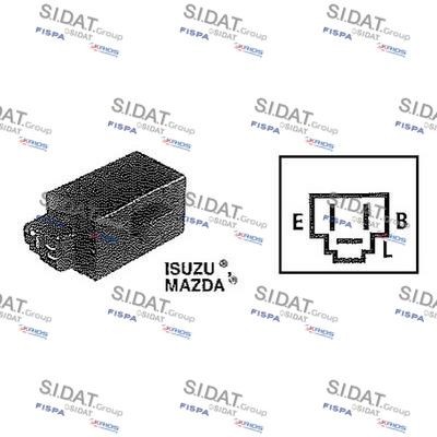 SIDAT 2.42009 Indicator relay 12V, 12V, Electric, 42/92 2/4 x 21W