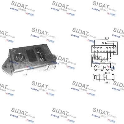 SIDAT 24V, 12V, Electric, 42/92 2/4 x 21W Flasher unit 2.42017 buy