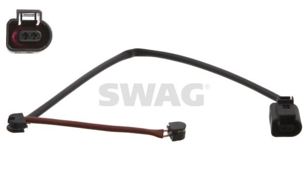 SWAG 20 93 3998 Brake pad wear sensor Front Axle Left, Front Axle Right