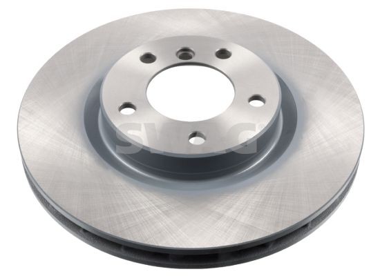SWAG 20 94 3970 Brake disc Front Axle Left, 315x28mm, 5x120, internally vented, Coated, High-carbon