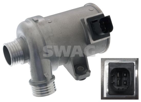 SWAG Aluminium, without gasket/seal, Electric Water pumps 20 94 8424 buy