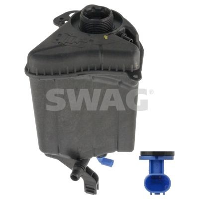 SWAG 20 94 9011 Coolant expansion tank with coolant level sensor, without lid