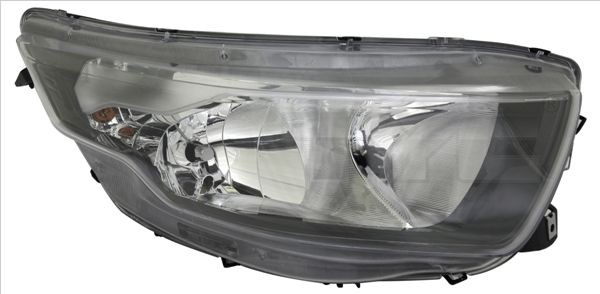TYC 20-15133-05-2 Headlight Right, H7/H1, W21W, with daytime running light, for right-hand traffic, with electric motor